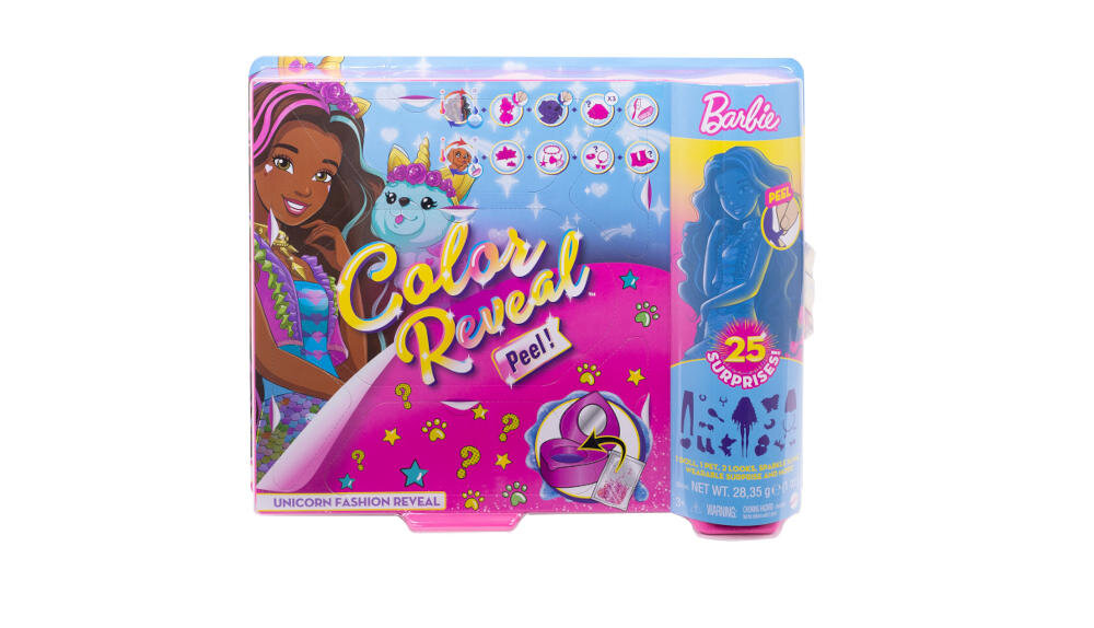 MATTEL-BARBIE-COLOR-REVEAL-GXY20 lalka akcesoria opakowanie instrukcja karta gwarancyjna
