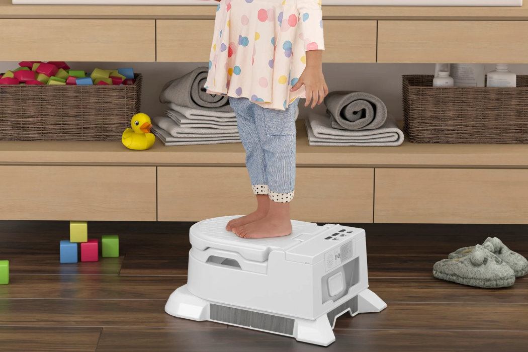 Nocnik FISHER PRICE Home Decor 4w1 HBX68 nakładka korzystanie dostęp podnóżek chusteczki