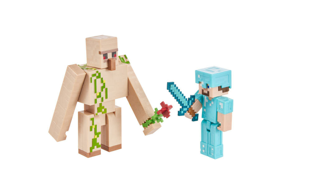 MATTEL-MINECRAFT-GVV18 minecraft gra fabuła figurki detale
