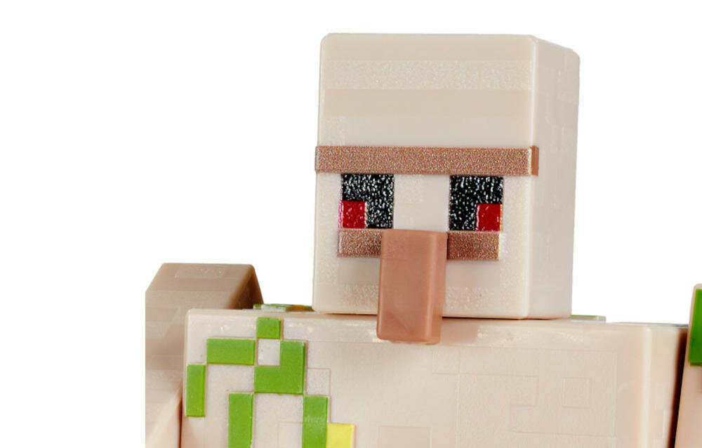 MATTEL-MINECRAFT-GVV18 żelazny golem duży silny użyteczny obrona kwiat mak przyjaźń
