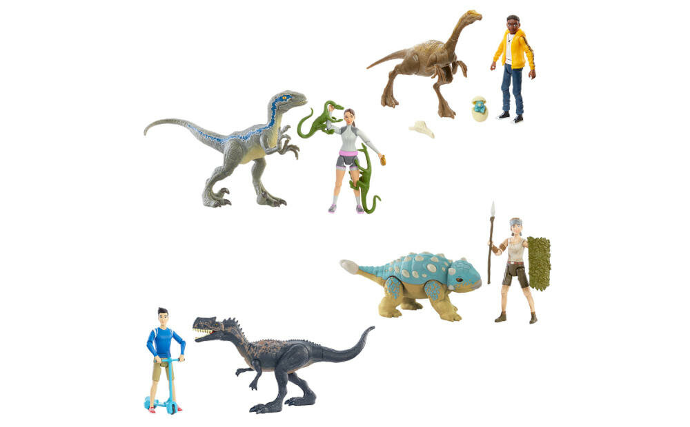 MATTEL-CZLOWIEK-DINOZAUR-GWM24 zestaw figurki instrukcja karta gwarancyjna