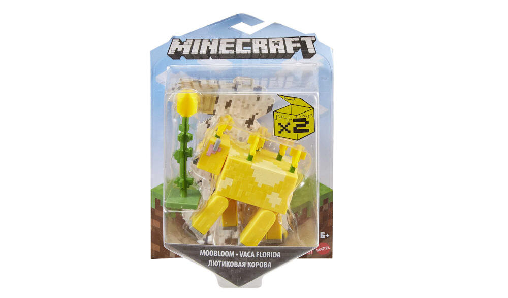 MATTEL-MINECRAFT-GRZYBOWA-KROWA-GTP11 elementy figurka instrukcja karta gwarancyjna