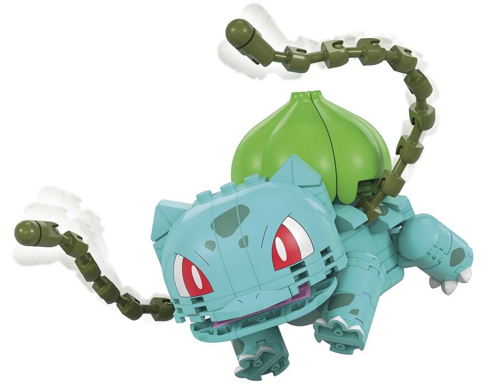 Klocki konstrukcyjne MEGA Pokemon Bulbasaur GVK83 mega mega bloks mega construx figurki zabawki konstruktorskie dla dzieci zabawki konstrukcyjne zabawka konstrukcyjna pokedex indeks pokemonów spis pokemonów kolekcja pokeballi Pikachu Bulbasaur Charmander, Squirtle, Eevee, charizard, czarizard, figurka pokemon, pokemon klocki, pokemon do zbudowania, zestaw konstrukcyjny pokemon zestaw klocków klocki bulbazaur