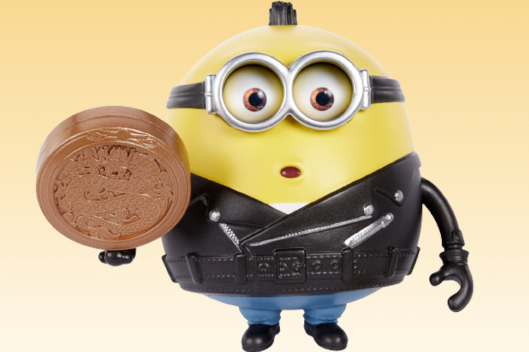 Figurka MATTEL Minionki Otto rzut kamieniem GMD93 zabawa akcesoria minionki