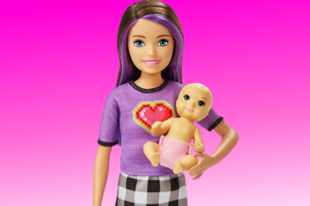 Lalka Barbie MATTEL Skipper Opiekunka zabawa miniaturki