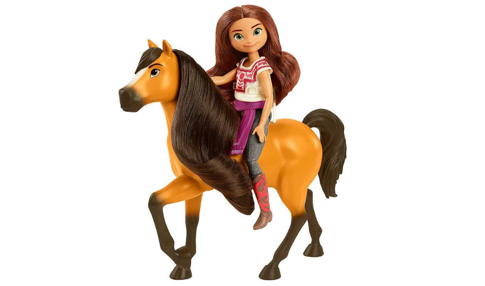 MATTEL-MUSTANG-DUCH-WOLNOSCI przygoda animacja mustang duch wolności lalka lucky figurka koń spirit serial