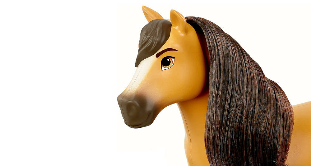 MATTEL-MUSTANG-DUCH-WOLNOSCI koń długi piękny ogon szczotka