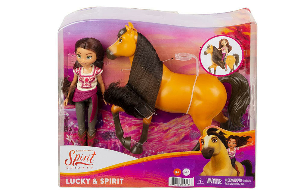 MATTEL-MUSTANG-DUCH-WOLNOSCI opakowanie lalka koń instrukcja karta gwarancyjna