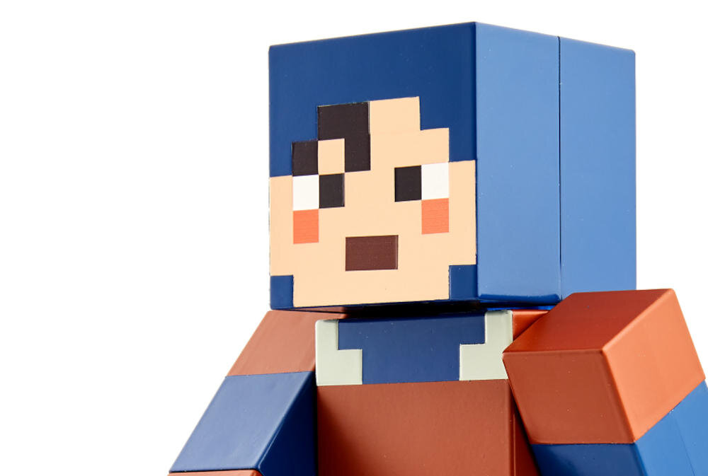 MATTEL-MINECRAFT-HEX-GVV15 minecraft gra fabuła bloki figurka detale