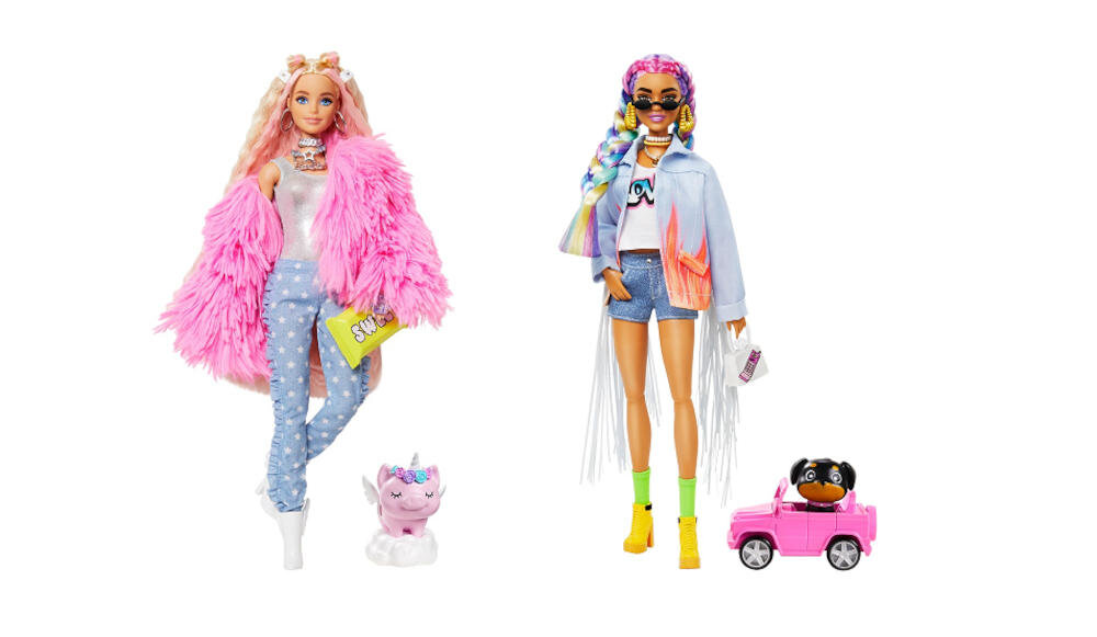 MATTEL-BARBIE-EXTRA-GRN27 realistyczne lalki makijaże ubrania charakter zwierzątka piękne włosy czesanie biżuteria