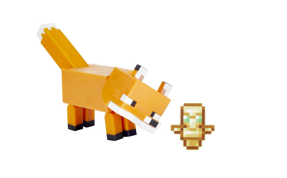 MATTEL-MINECRAFT-LIS-GTP19 minecraft gra fabuła bloki figurka detale