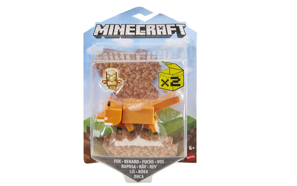 MATTEL-MINECRAFT-LIS-GTP19 elementy figurka instrukcja karta gwarancyjna