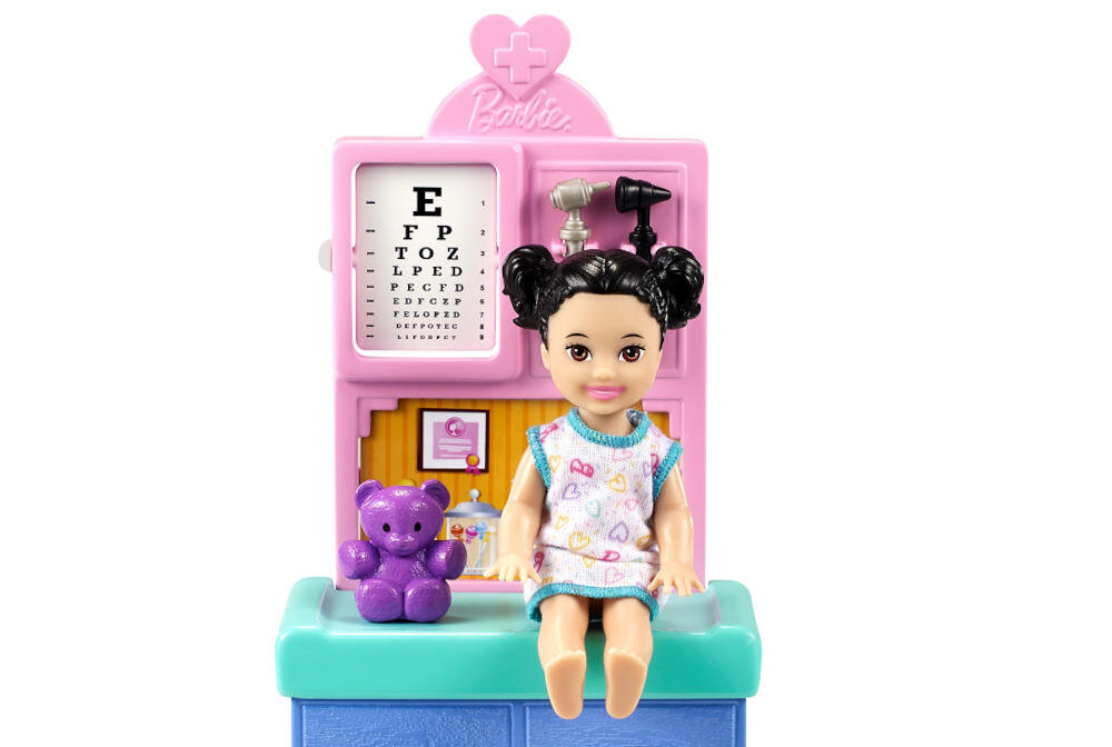 MATTEL-BARBIE-PEDIATRA-GTN51 dziecko pacjenci doktor pacjentka miś odwaga