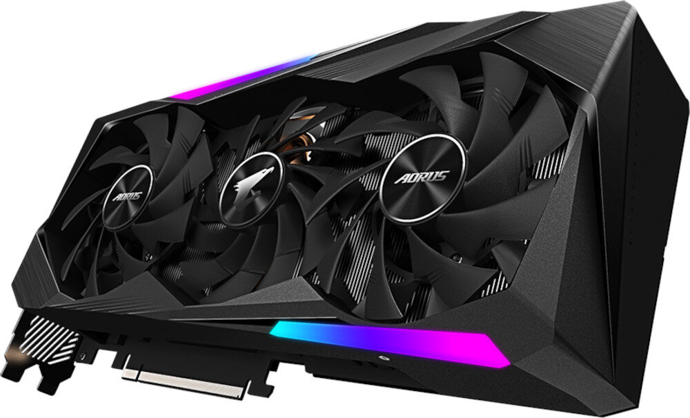Karta graficzna GIGABYTE Aorus GeForce RTX 3070 Master LHR 8GB wydajne chlodzenie