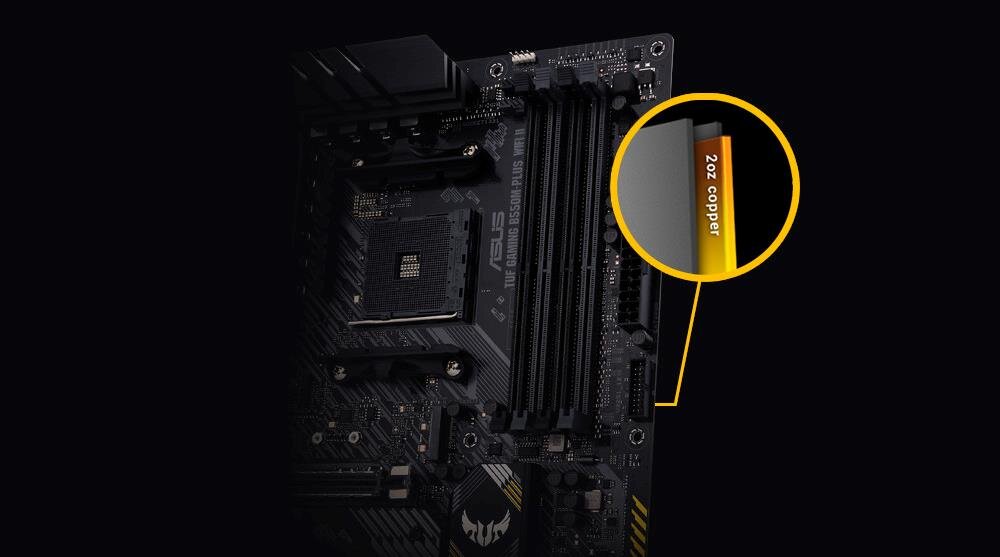 Płyta główna ASUS TUF Gaming B550M-E - Stack Cool 3+