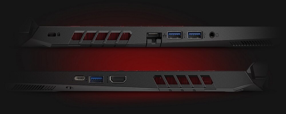 Laptop ACER Nitro 5 AN517-52 - Złącza