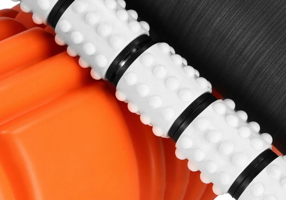 Roller SPOKEY Mixroll 3w1 Niebieski 3 wałki średnica twardość wypustki głowica