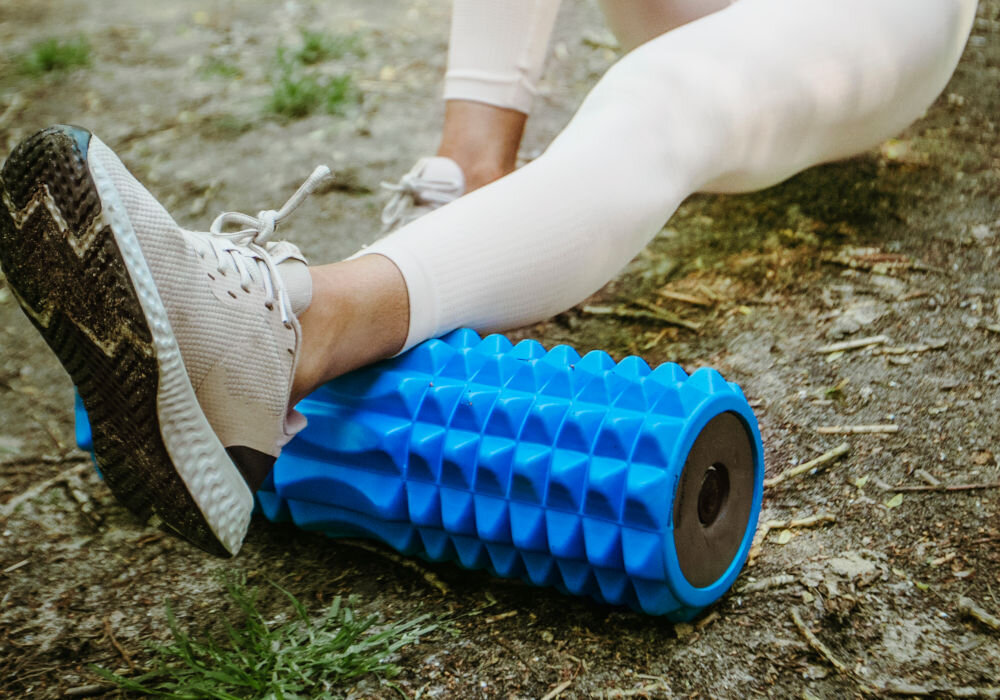 Roller SPOKEY Mixroll 3w1 Niebieski rozgrzewka rozluźnianie mięśni regeneracja masaż
