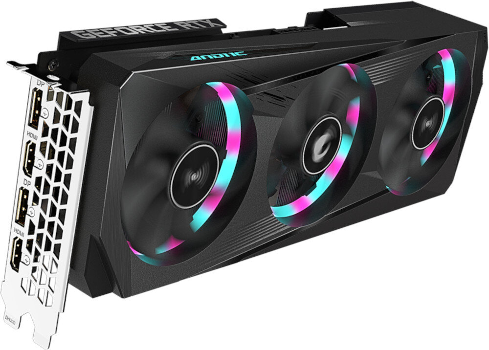 Karta graficzna GIGABYTE Aorus GeForce RTX 3060Ti Elite LHR 8GB wydajne chlodzenie