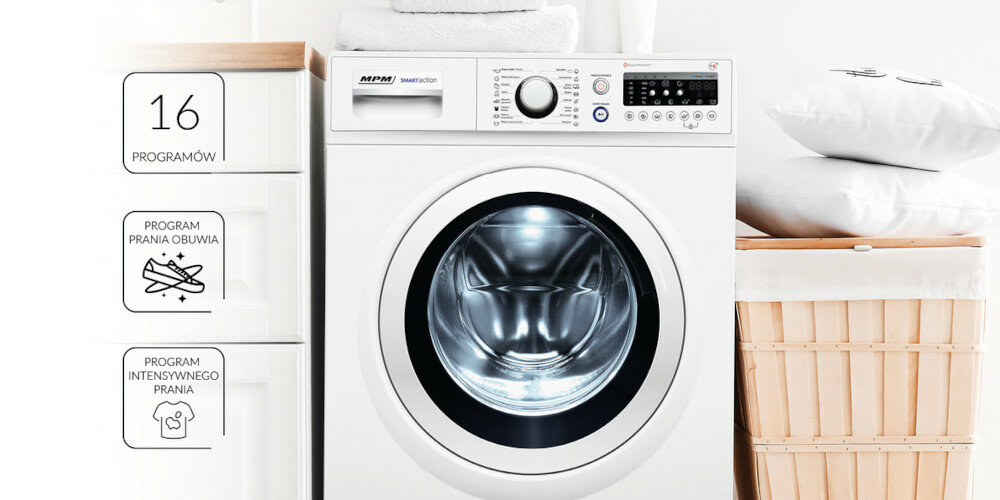 Pralka MPM 5712-PA-33 duże możliwości programy główne