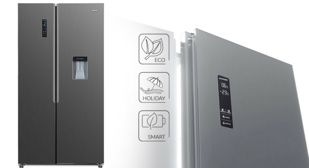 LODÓWKA MPM-439-SBS-15 WD funkcje ECO mrożenie chłodzenie smart