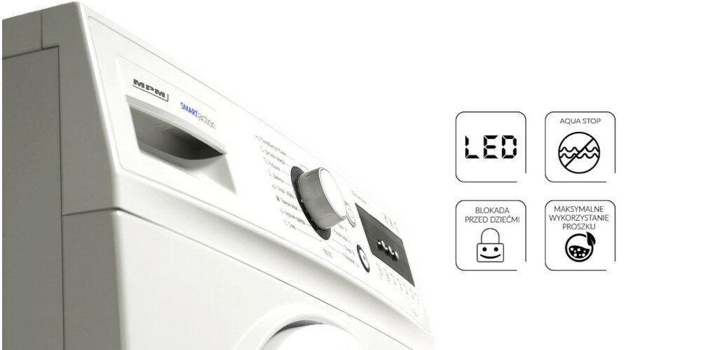 Pralka MPM 4611-PA-32 ochrona bezpieczeństwo system zabezpieczający