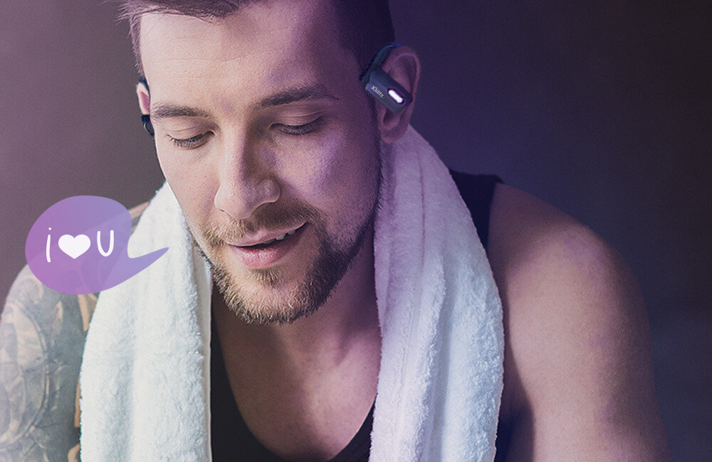 Słuchawki dokanałowe XBLITZ Pure Sport 2 Czarny niewielki rozmiar etui przechowywanie