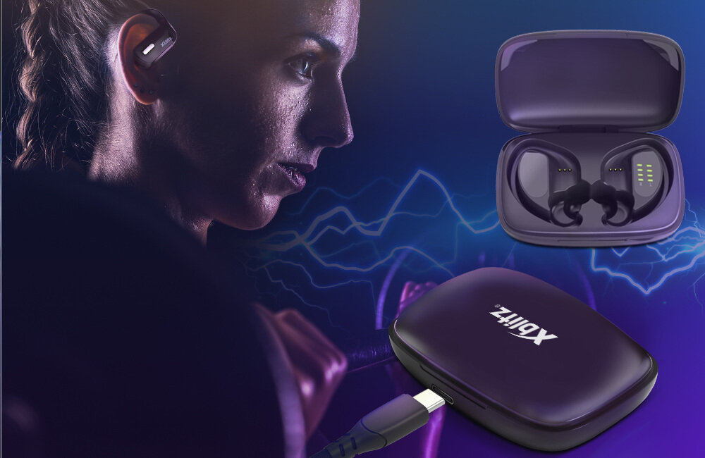 Słuchawki dokanałowe XBLITZ Pure Sport 2 Czarny czas działania czas pracy 