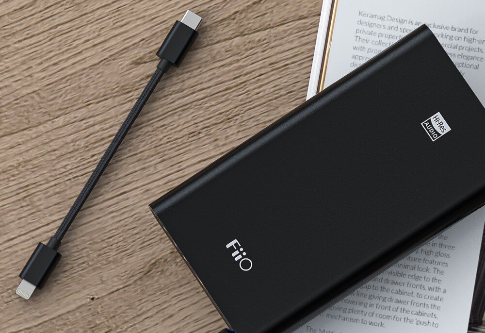 Kabel USB Typ C - Lightning FIIO LT-LT1 kompatybilność długość przewód