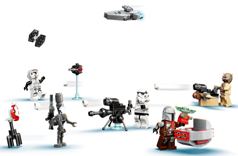 LEGO Star Wars Kalendarz adwentowy 75307 idealny prezent prezenty swiateczne 335 elementow kreatywna zabawa dla dzieci od 6 roku zycia