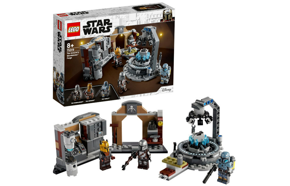 LEGO Star Wars Kuznia Zbrojmistrzyni Mandalorian 75319 zestaw akcesoria komplet wyposazenie figurki postacie model