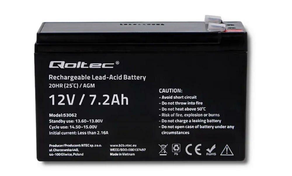 QOLTEC akumulator stałe źródło energia zasilanie awaryjne sieć elektryczna bateria sprzęt