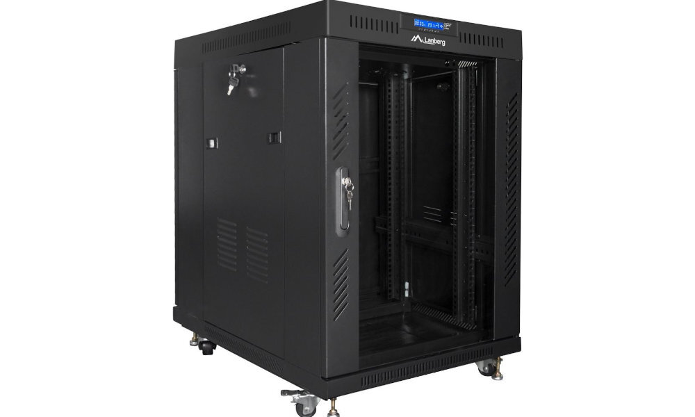 Szafa RACK LANBERG 19 skos lewy