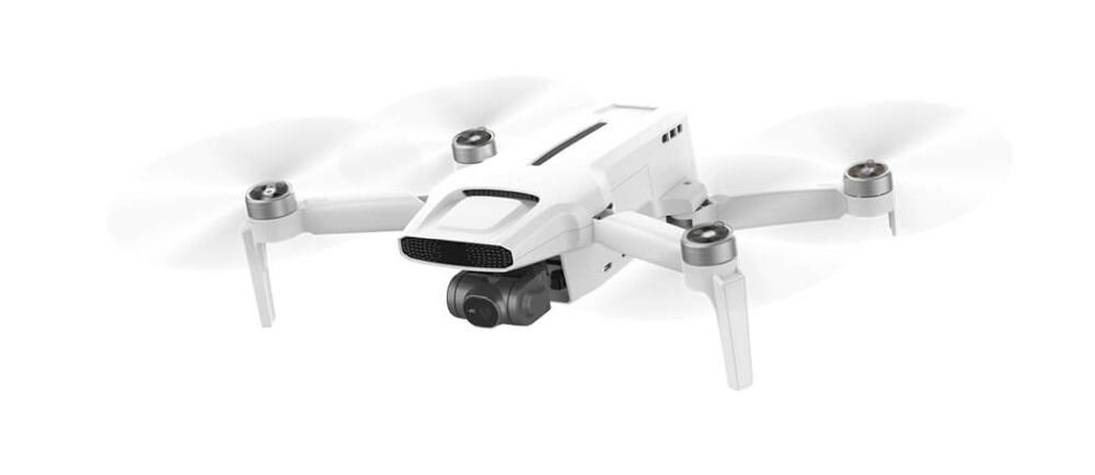 Dron FIMI X8 Mini Pro bateria lot sterowanie akrobacje czas lotu zasięg funkcje lądowanie kamera rozdzielczość filmy zdjęcia nagrywanie jakość ładowanie aplikacja przesył pilot śmigła stabilizacja fotografia waga wymiary konstrukcja obudowa korpus ramiona silnik