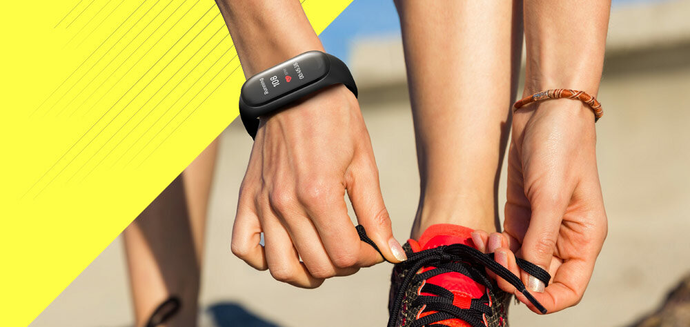 Smartband FOREVER Fitband SB-50 ekran bateria czujniki zdrowie sport pasek ładowanie pojemność rozdzielczość łączność sterowanie krew puls rozmowy smartfon aplikacja