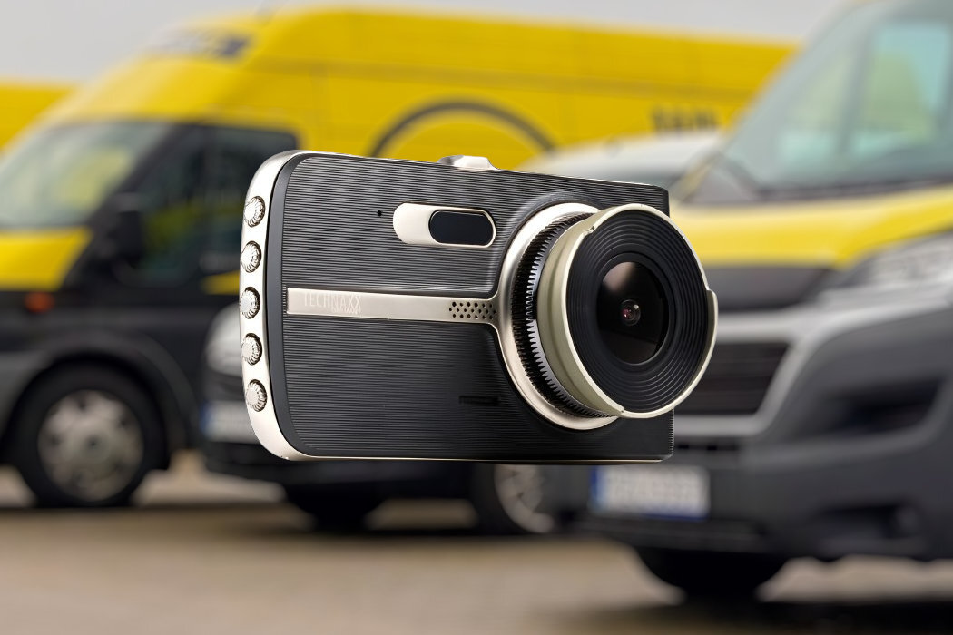 Wideorejestrator z systemem wspomagania TECHNAXX TX-167 pomoc podróż bezpieczeństwo nagrywanie ekran wyposażenie