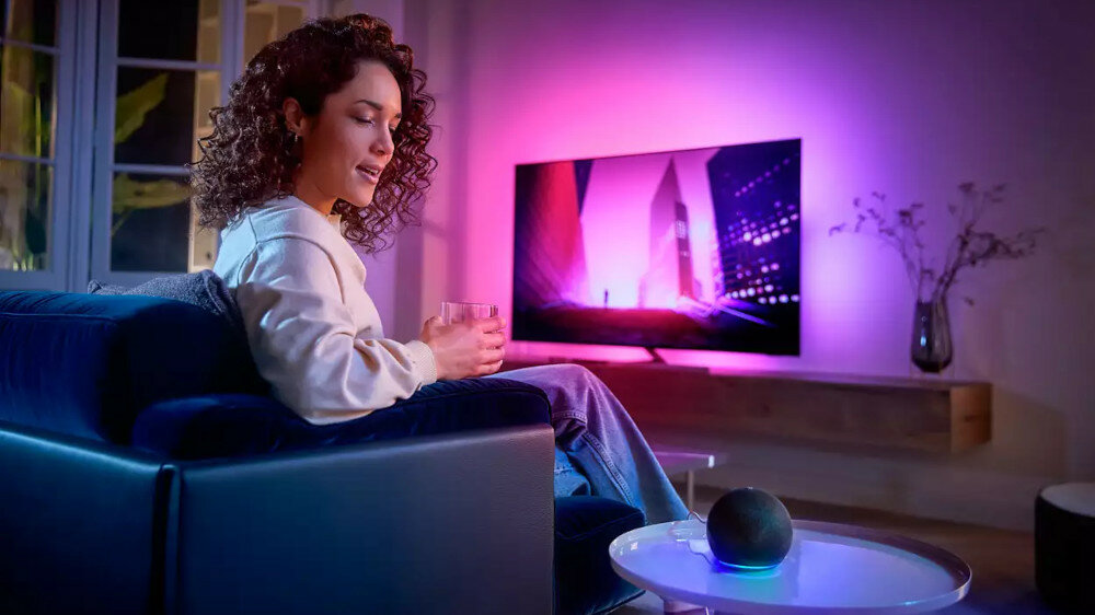 Telewizor PHILIPS OLED856 - Sterowanie głosowe