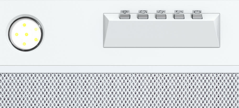 GLOBALO-Nowimo-60-1-Bialy okap sterowanie przyciski soft touch wygodne prosta obsługa panel