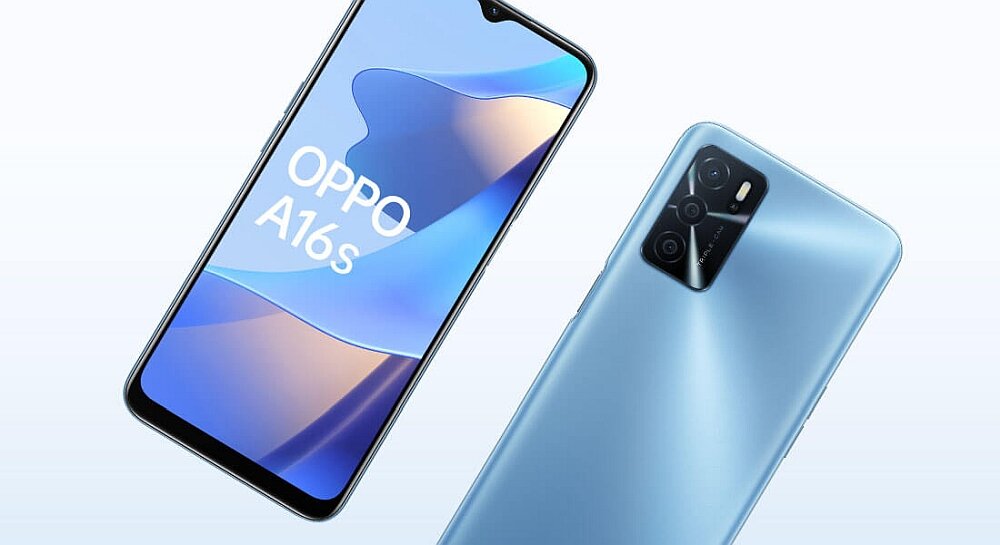Smartfon OPPO A16 ekran bateria aparat procesor ram pamięć pojemność rozdzielczość zdjęcia filmy opis dane cechy blokady system łączność wifi bluetooth obudowa szkło odporność porty muzyka transfer sieć przekątna matryca waga czujniki