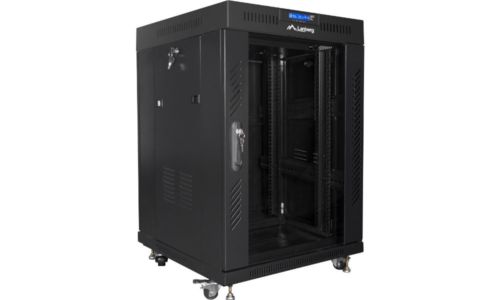 Szafa RACK LANBERG 19 skos lewy