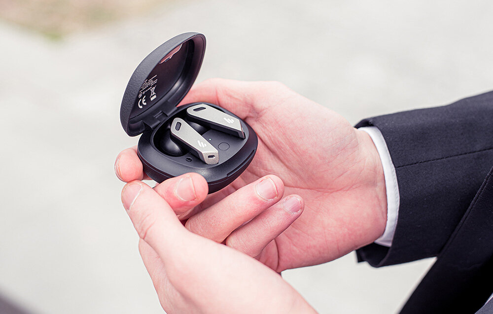 Słuchawki dokanałowe EDIFIER TWS NB2 Pro  dźwięk jakość połączenie łączność pasmo impedancja muzyka gry filmy sterowanie bluetooth  