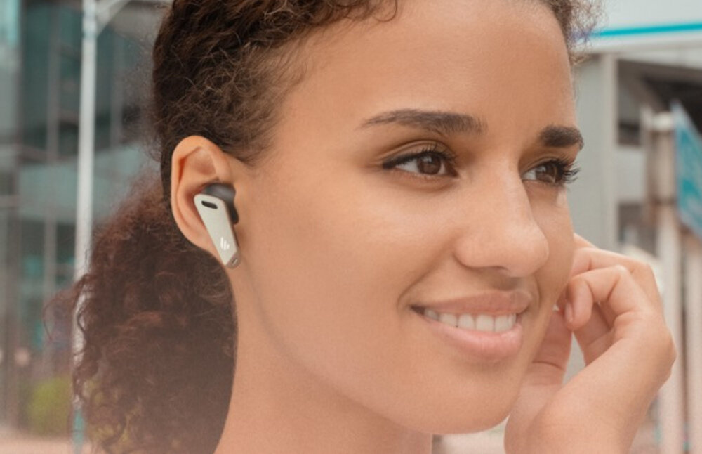 Słuchawki dokanałowe EDIFIER NB2 Pro BEZPRZEWODOWE TECHNOLOGIA SZUM MUZYKA PRZETWORNIKI KONTAKT MIKROFONY BLUETOOTH TRYB GAMINGOWY GRASZYBKIE ŁADOWANIE WODOODPORNE CZUJNIK PODCZERWIEŃ 