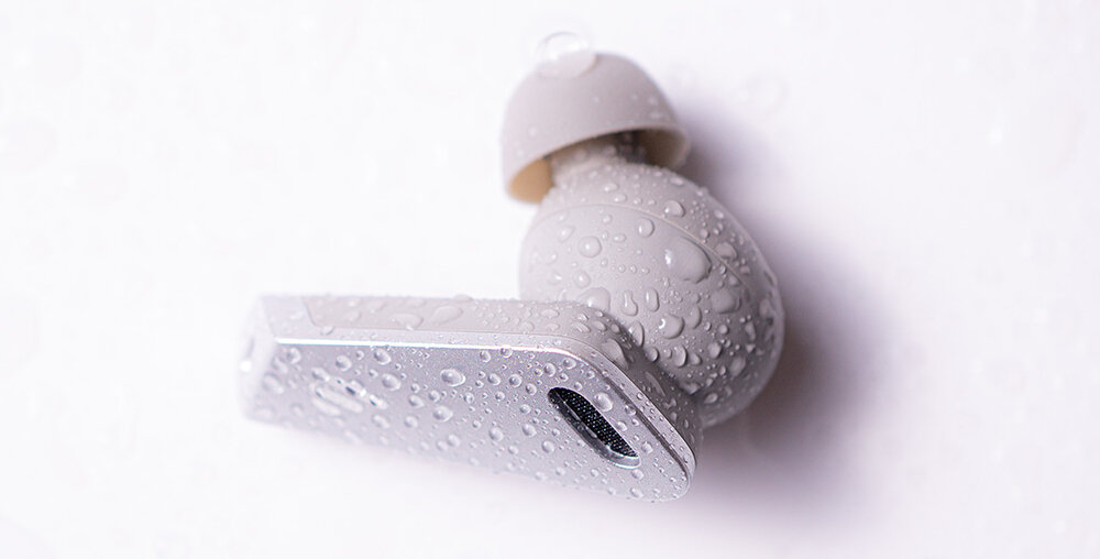 Słuchawki dokanałowe EDIFIER NB2 Pro BEZPRZEWODOWE TECHNOLOGIA SZUM MUZYKA PRZETWORNIKI KONTAKT MIKROFONY BLUETOOTH TRYB GAMINGOWY GRASZYBKIE ŁADOWANIE WODOODPORNE CZUJNIK PODCZERWIEŃ