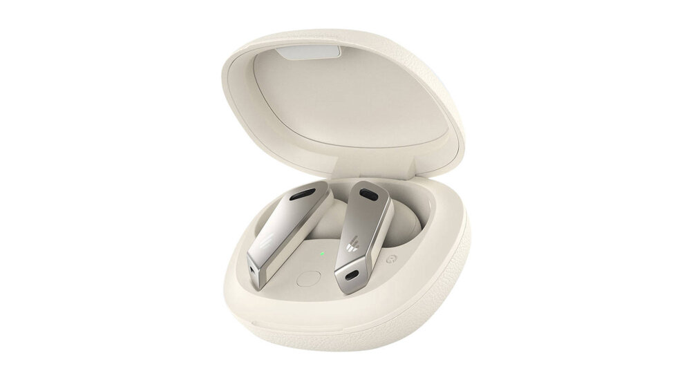 Słuchawki dokanałowe EDIFIER NB2 Pro BEZPRZEWODOWE TECHNOLOGIA SZUM MUZYKA PRZETWORNIKI KONTAKT MIKROFONY BLUETOOTH TRYB GAMINGOWY GRASZYBKIE ŁADOWANIE WODOODPORNE CZUJNIK PODCZERWIEŃ