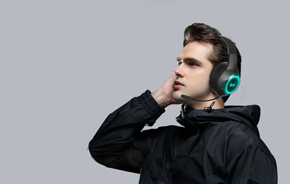 Słuchawki EDIFIER G33BT RGB wiele godzin działania czas pracy 