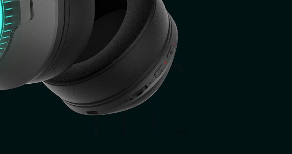 Słuchawki EDIFIER G33BT RGB obsługa prosta wygodna pokrętło