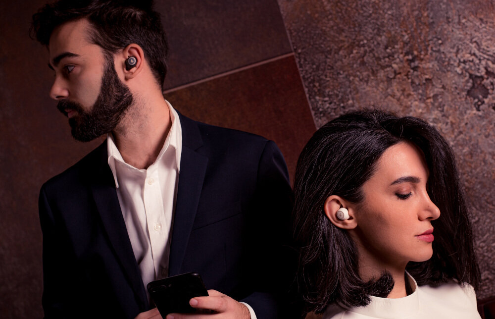 Słuchawki dokanałowe EDIFIER TWS1 PRO sterowanie dotykowe intuicyjne