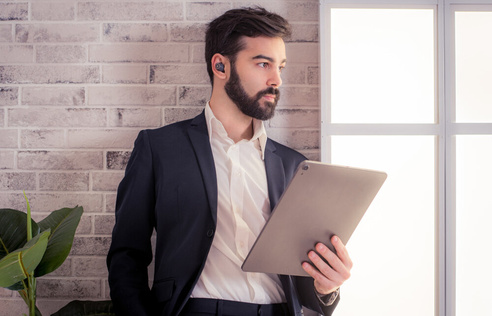 Słuchawki dokanałowe EDIFIER TWS1 PRO tryb stereo truewireless