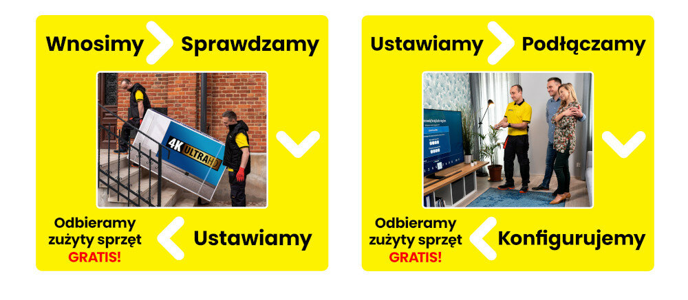 Telewizor LG LED UP80003LR  - usługa