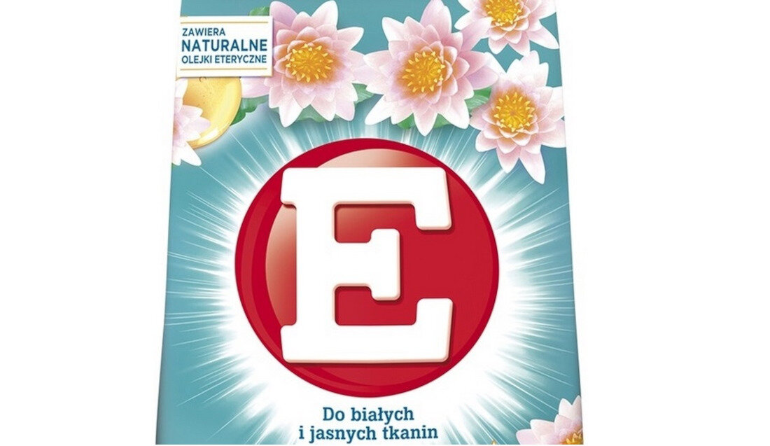 Proszek do prania E Kwiat lotosu & Olejek migdalowy 3.51 kg zapach swiezosc efekty rezultaty usuwanie plam